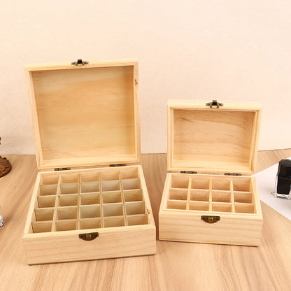 Coffret d'Herboriste en Bois pour Huiles Essentielles kaosix