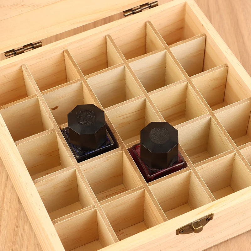 Coffret d'Herboriste en Bois pour Huiles Essentielles kaosix