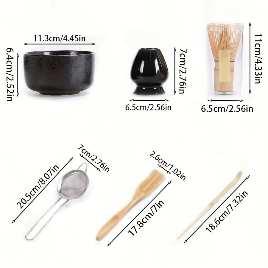 Coffret Cérémonie Matcha en Grès & Bambou kaosix