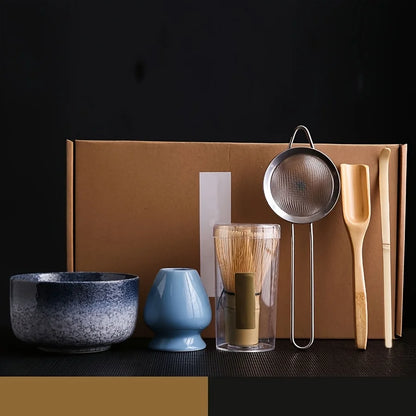 Coffret Cérémonie Matcha en Grès & Bambou kaosix