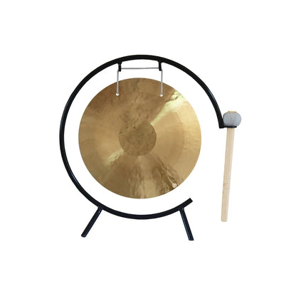 Wind Gong de Sonothérapie en Bronze sur Support C-Stand kaosix