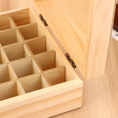 Coffret d'Herboriste en Bois pour Huiles Essentielles kaosix