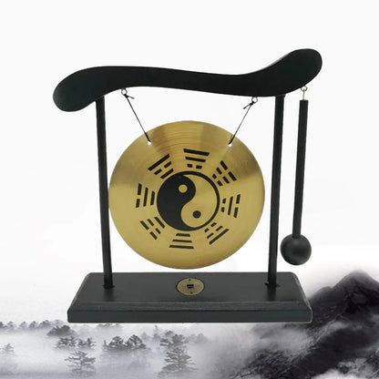 Gong de Table Zen en Laiton & Portique Bois kaosix