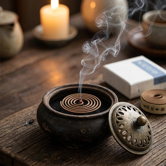 Spirales d'Encens Naturelles 2H (Boîte de 40 pcs)