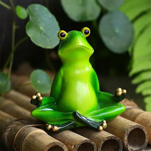Statues Grenouille Zen l'Art de la Méditation Amusante kaosix 2