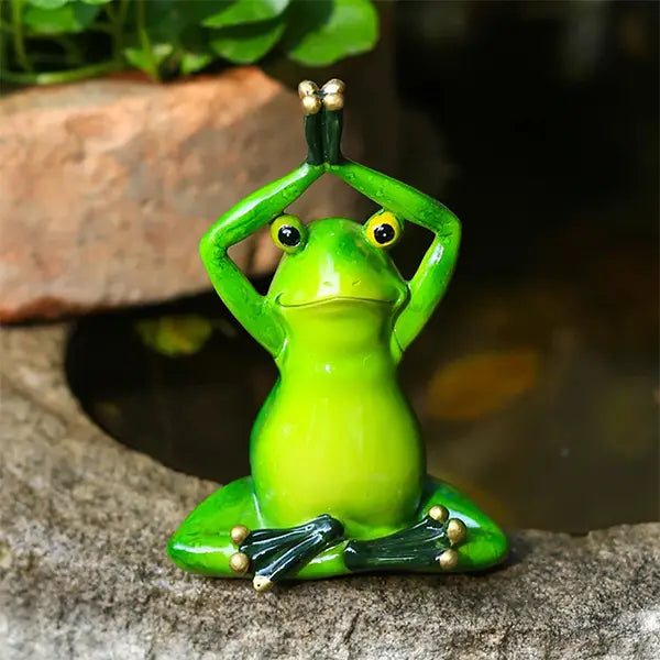 Statues Grenouille Zen l'Art de la Méditation Amusante kaosix 4