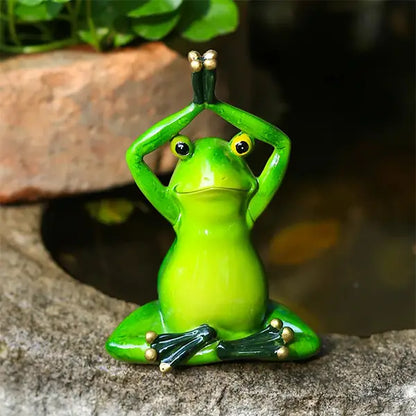 Statues Grenouille Zen l'Art de la Méditation Amusante kaosix 4