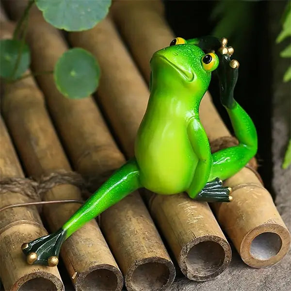 Statues Grenouille Zen l'Art de la Méditation Amusante kaosix 5