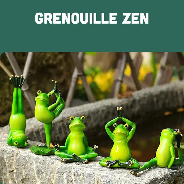 Statues Grenouille Zen l'Art de la Méditation Amusante kaosix 7