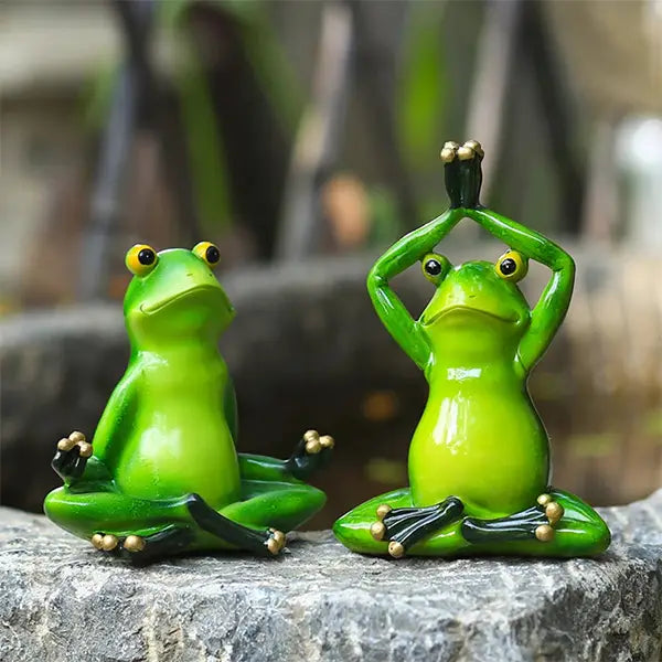 Statues Grenouille Zen l'Art de la Méditation Amusante kaosix 9