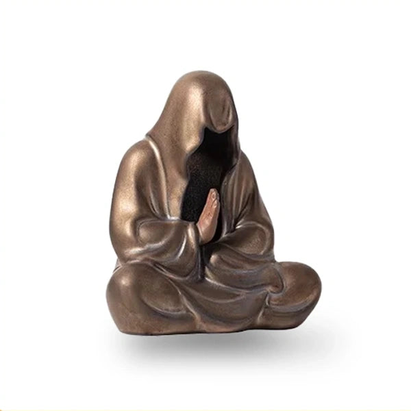 Statuette Bouddha Zen en Céramique Sans Visage kaosix 1