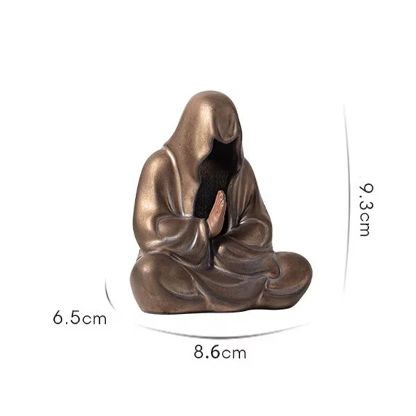 Statuette Bouddha Zen en Céramique Sans Visage kaosix 9