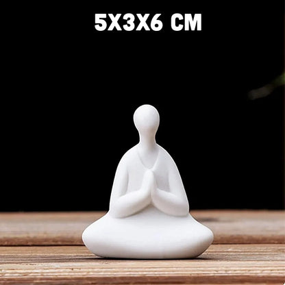 Statuette Bouddha assis 4 postures Le Bouddha de la protection kaosix