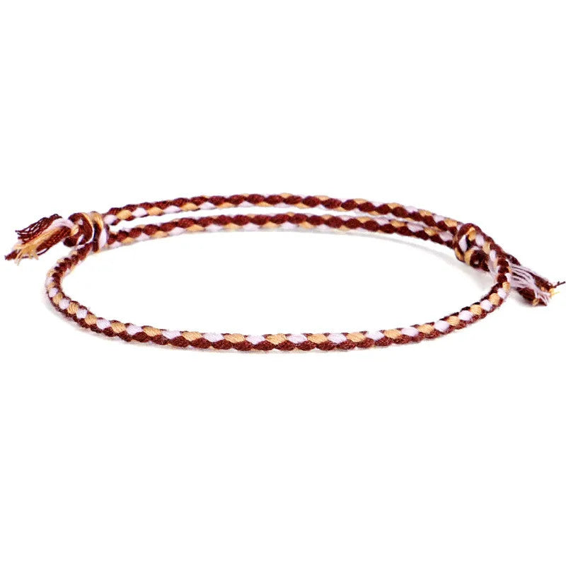 Trio de Bracelets Tibétains Porte-Bonheur - Style & Spiritualité cordon kaosix