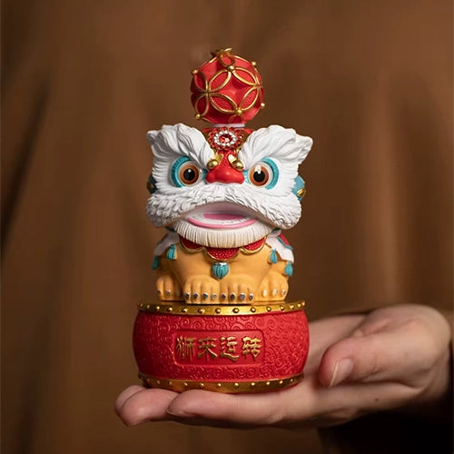 statuette-lion-gardien-feng-shui-resine-tambour kaosix 9