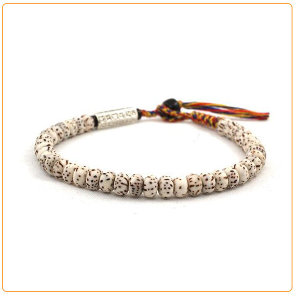 Bracelet tibétain graine de bodhi mantra