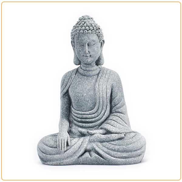Statue Bouddha assis appel à la terre et penseur
