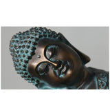 Tete en gros plan de statue Bouddha assis penseur Kaosix